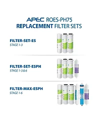 Apec Water Systems Essence Alkaline Mineral 6-Stage 75 Gpd Reverse Osmosis Water Systems for Drinking Water, Wqa Certified