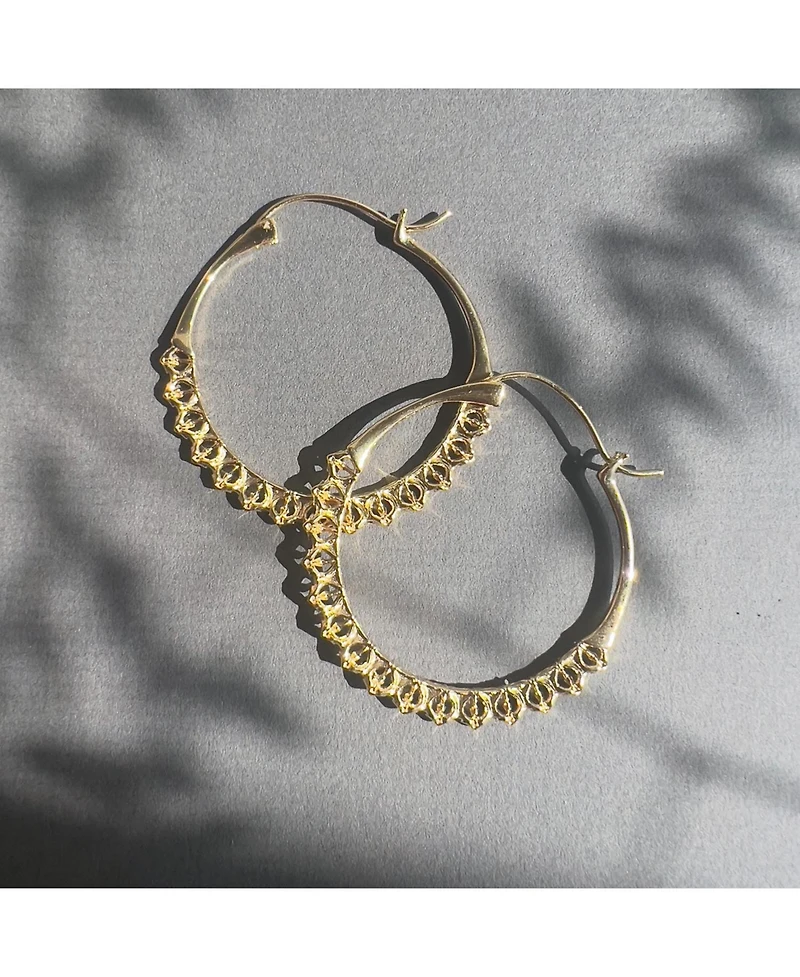 Astor & Orion Calla Hoops Gold Small