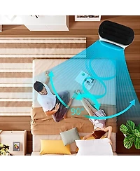 3-in-1 Air Cooler Portable Evaporative Air Cooler Fan & Humidifier with Remote Control