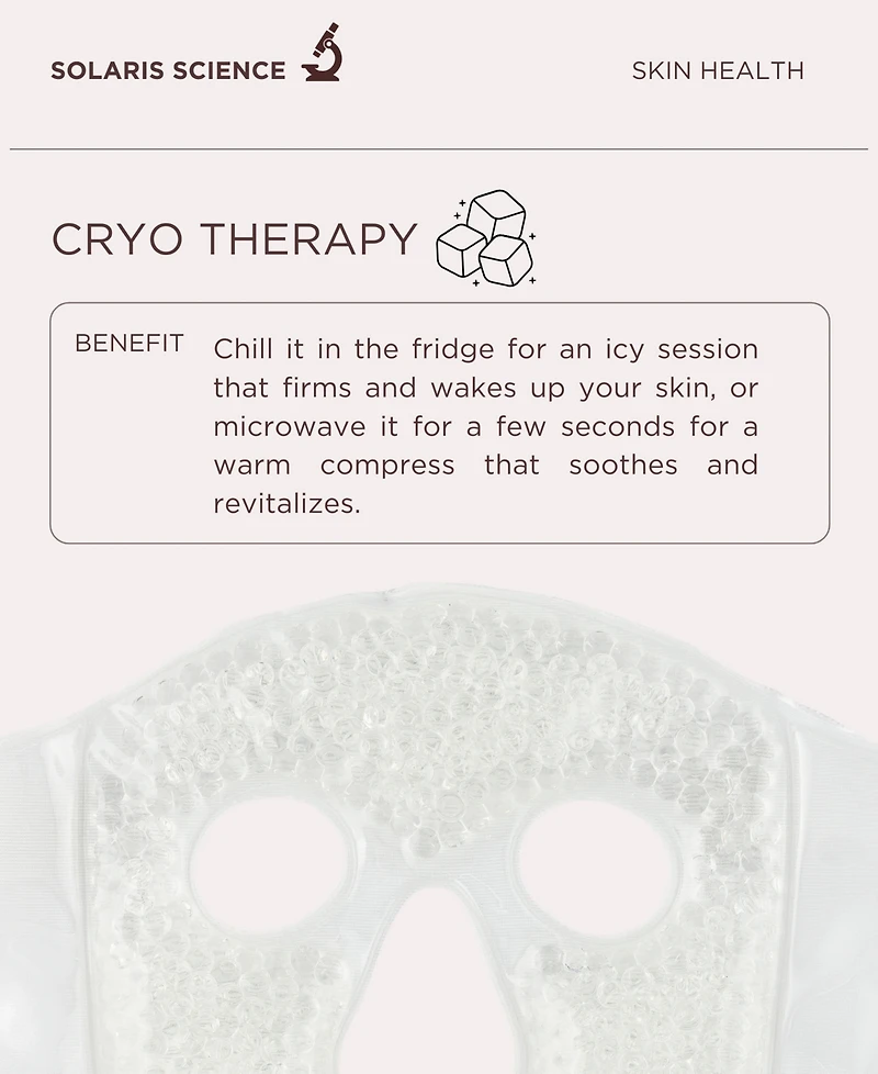 Solaris Laboratories Ny Multi-Use Heat & Ice Therapy Face Mask