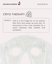 Solaris Laboratories Ny Multi-Use Heat & Ice Therapy Face Mask