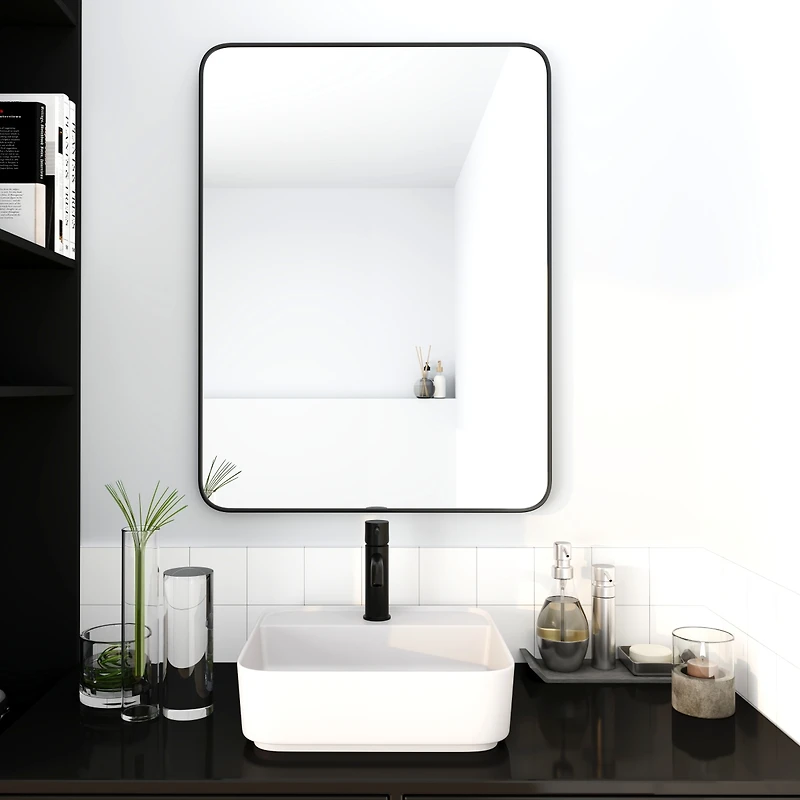Streamdale 24 X 32 Inch Bathroom Mirror Aluminum Frame