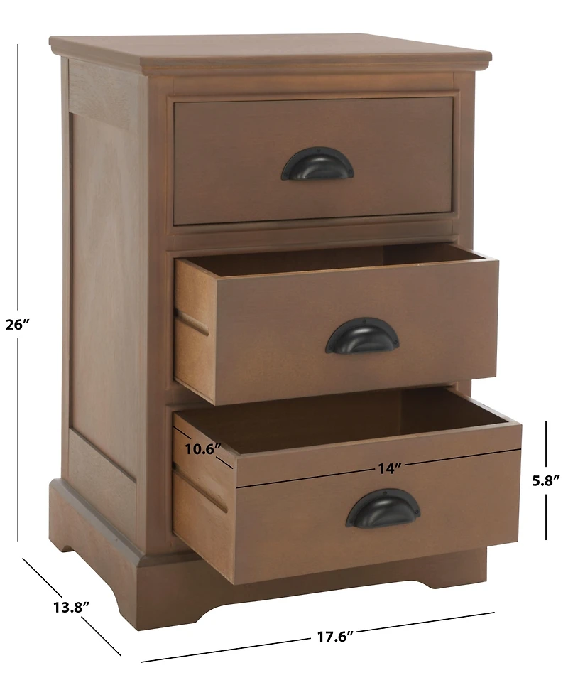 Griffin 3-Drawer Side Table