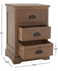Griffin 3-Drawer Side Table