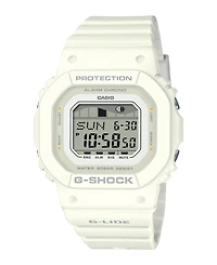 G-Shock Unisex Digital White Resin Watch, 40.5mm GLXS5600-7B