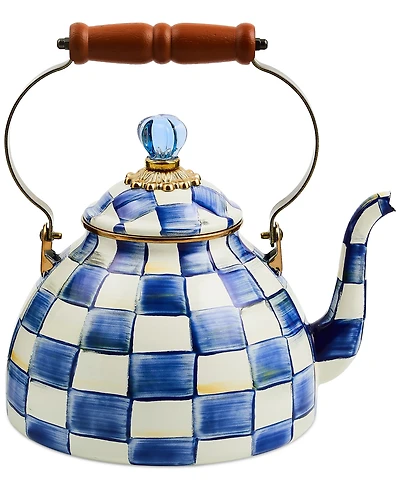 Mackenzie-Childs Royal Check 3-Qt. Tea Kettle