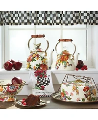 Mackenzie-Childs White Flower Market Large Colander