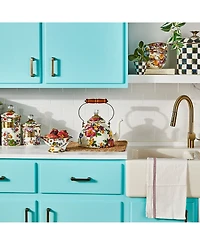 Mackenzie-Childs White Flower Market 3-Qt. Tea Kettle