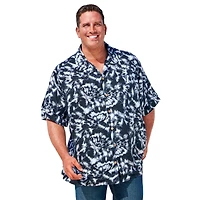 KingSize Tall Printed Camp Shirt