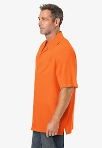 KingSize Big & Tall Ks Island Solid Camp Shirt