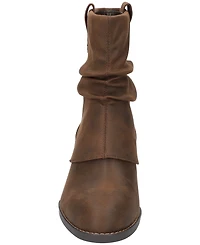 Bella Vita Women's Twyla Slouch Block Heel Ankle Boots