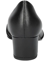Easy Street Women's Lotus Block Heel Pumps