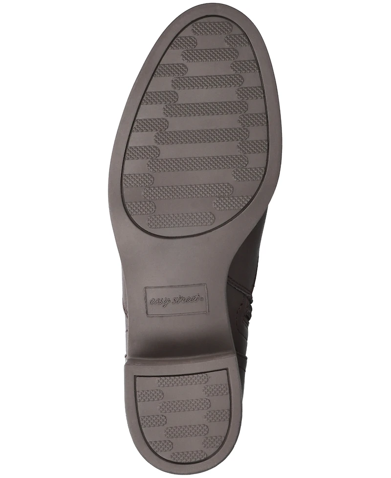 Easy Street Women's Tucker Plus Athletic Shafted Stretch-For-Fit Tall Boots