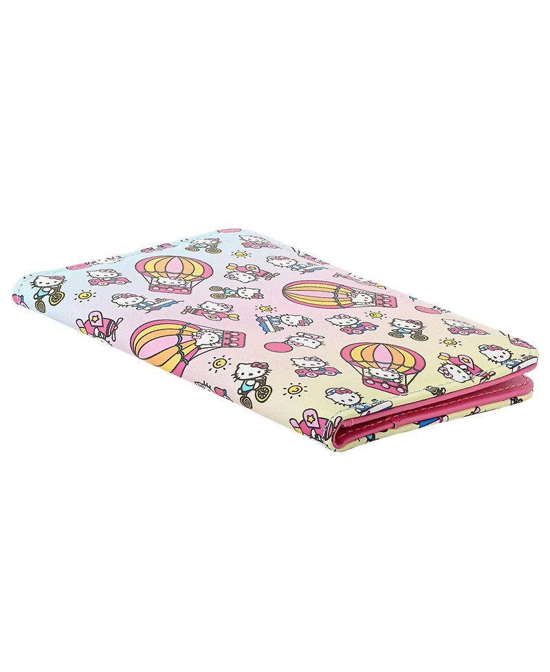 Hello Kitty Sanrio Passport Holder Travel Accessories Gifts - Gradient Hot Air Balloon