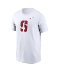 Nike Men's White Stanford Cardinal Primetime Evergreen Logo T-Shirt