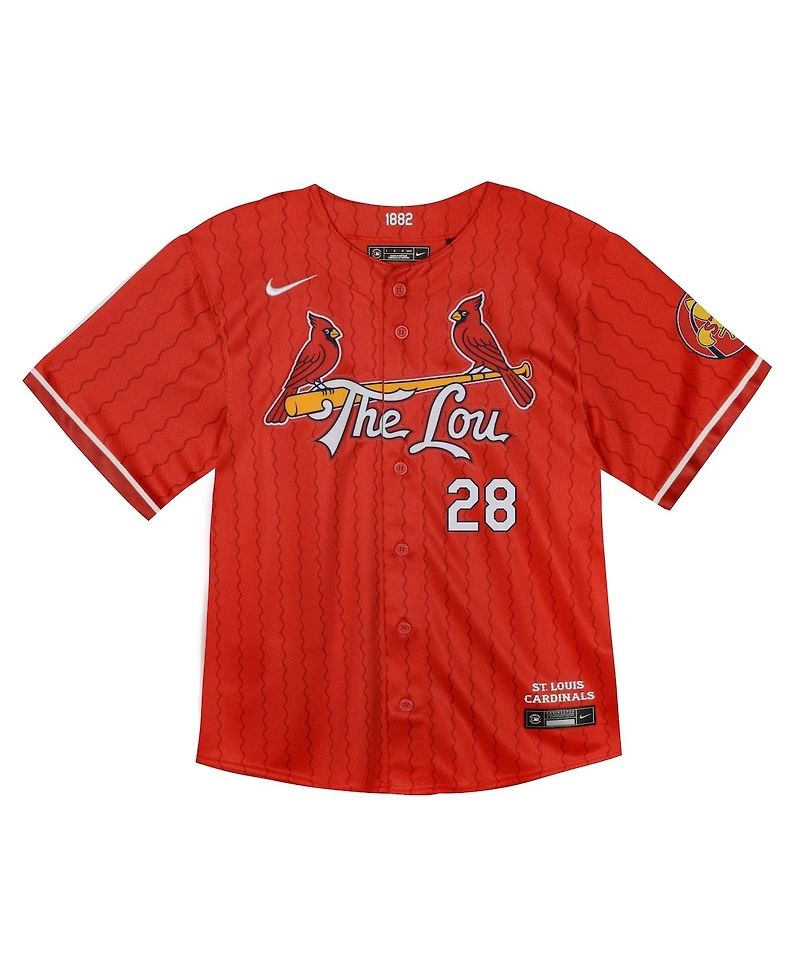 Nike Toddler Boys and Girls Nolan Arenado Red St. Louis Cardinals 2024 City Connect Limited Player Jersey