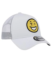 New Era Men's White Tennessee Volunteers Wink Foam Trucker Adjustable Hat
