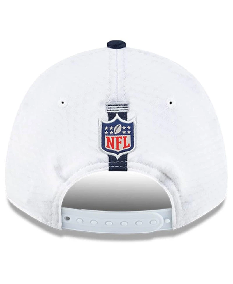 New Era Big Boys and Girls White/Navy Dallas Cowboys 2024 Nfl Training Camp 9FORTY Adjustable Hat