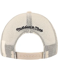 Mitchell & Ness Men's Cream Los Angeles Kings Foam Front Trucker Adjustable Hat