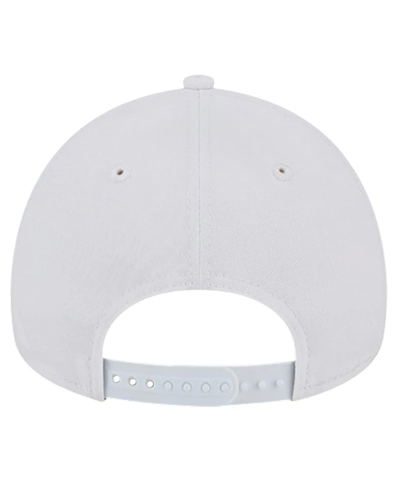 New Era Men's White Los Angeles Angels Tc A-Frame 9FORTY Adjustable Hat
