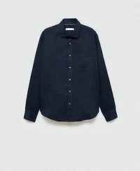 Mango Men's Slim-Fit Linen Shirt