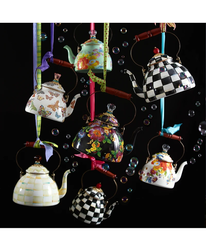 Mackenzie-Childs Courtly Check 2-Qt. Tea Kettle