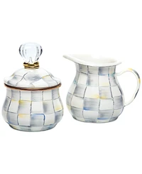 Mackenzie-Childs Sterling Check Creamer