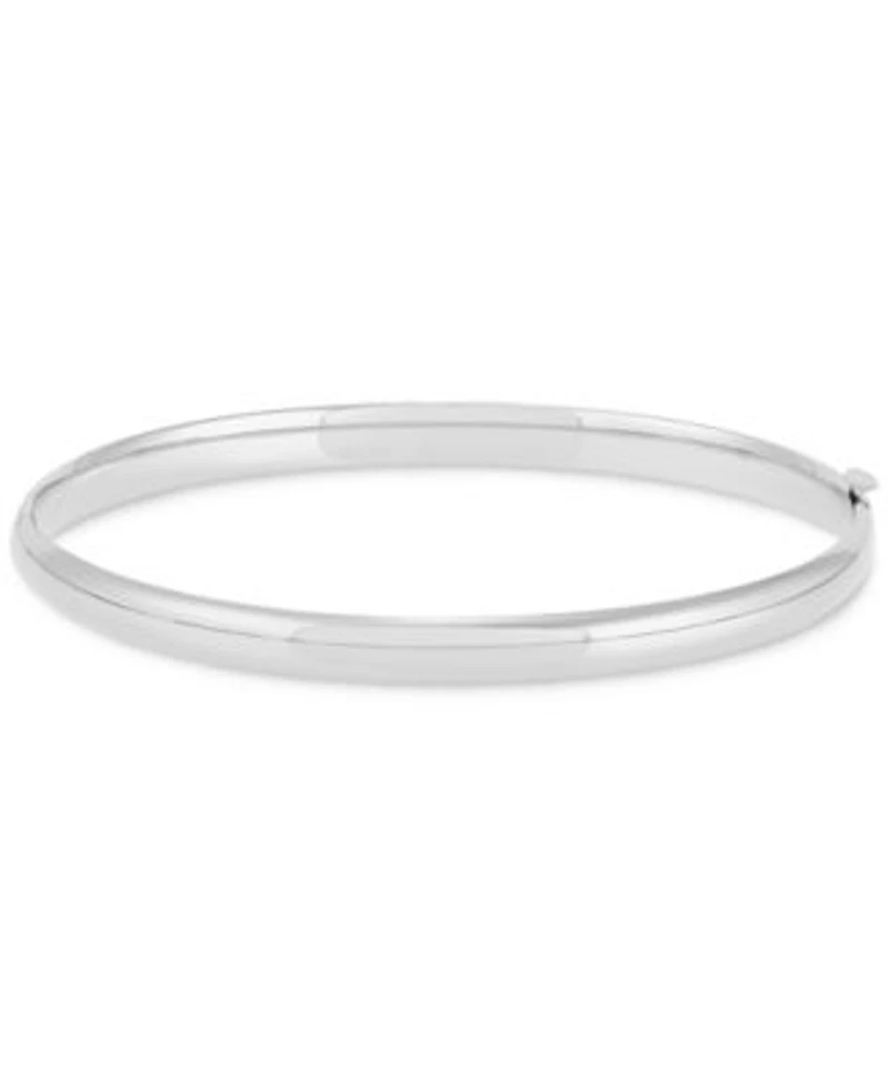 Polished Bangle Bracelet Collection In 10k Gold