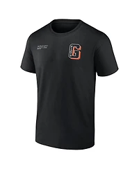Fanatics Men's Black San Francisco Giants Split Zone T-Shirt
