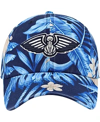 '47 Brand Men's Navy New Orleans Pelicans Tropicalia Floral Clean Up Adjustable Hat