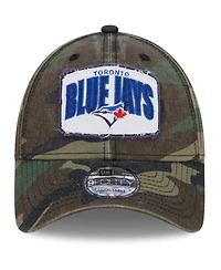 New Era Men's Camo Toronto Blue Jays Gameday 9FORTY Adjustable Hat