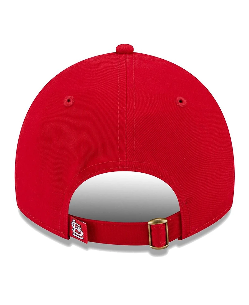 New Era Women's Red St. Louis Cardinals Script 9TWENTY Adjustable Hat
