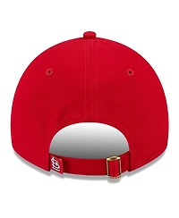 New Era Women's Red St. Louis Cardinals Script 9TWENTY Adjustable Hat