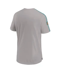 Nike Men's Gray Miami Dolphins 2024 Sideline Coach Uv Performance T-Shirt