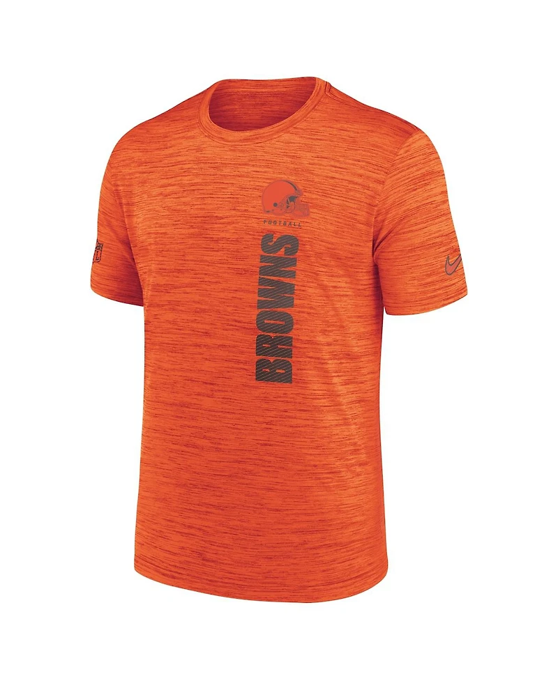 Nike Men's Orange Cleveland Browns 2024 Sideline Velocity Performance T-Shirt