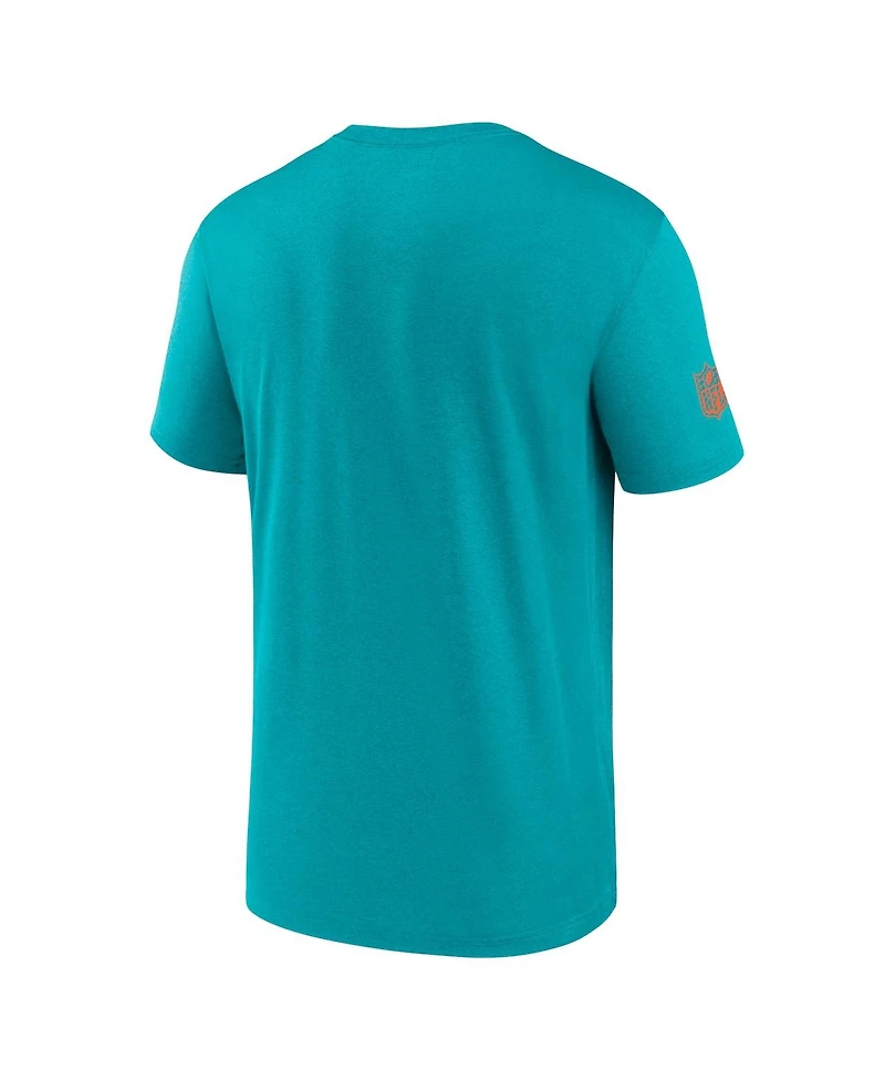 Nike Men's Aqua Miami Dolphins Sideline Legend Performance T-Shirt