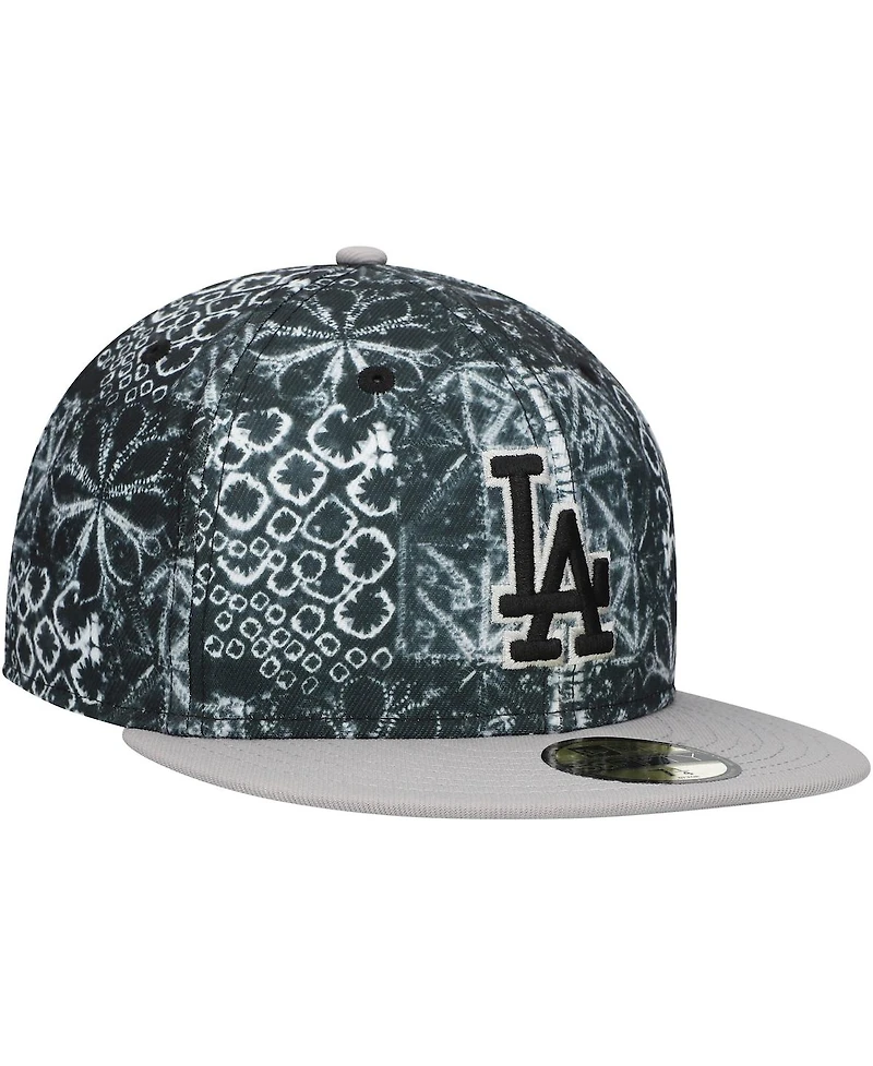 New Era Men's Black Los Angeles Dodgers Sands 59FIFTY Fitted Hat