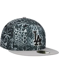 New Era Men's Black Los Angeles Dodgers Sands 59FIFTY Fitted Hat