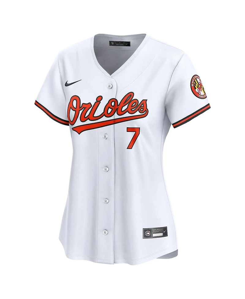 Nike Men's and Women's Jackson Holliday White Baltimore Orioles Home Limited Player Jersey