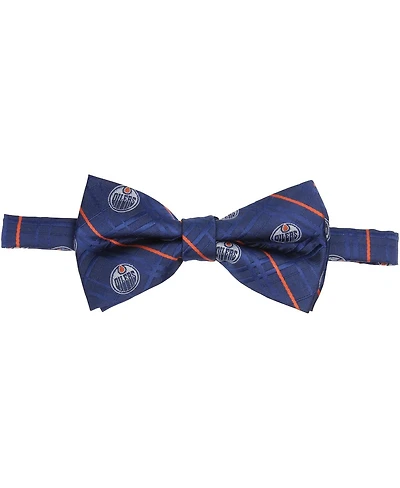 Eagles Wings Men's Navy Edmonton Oilers Oxford Bow Tie