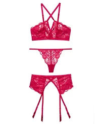 Adore Me Women's Juanita Three-Piece Lingerie Set