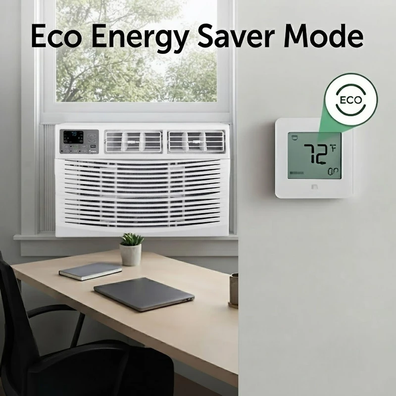 Impecca 6,000 Btu, Window Air Conditioner w/ Digital Control with Remote Control