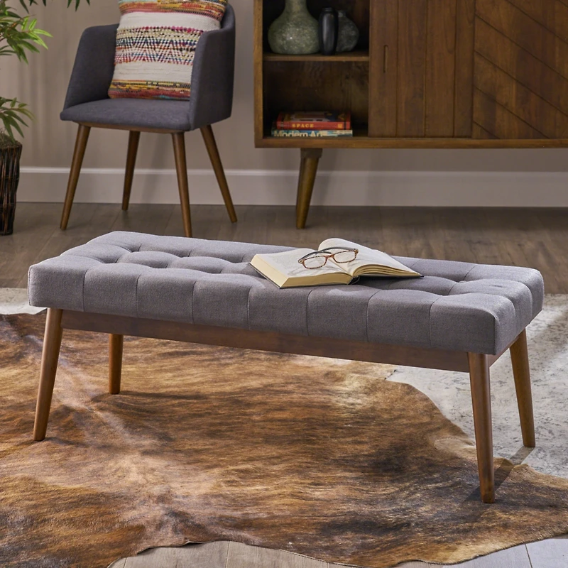 Simplie Fun Mid-Century Tufted Ottoman Style and Comfort Combined