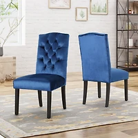 Streamdale Furniture Exquisite Tufted Upholstered Dining Chairs for Formal and Daily Use