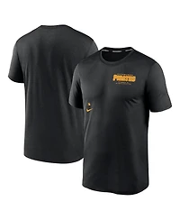 Nike Men's Black Pittsburgh Pirates Authentic Collection Early Work Tri-Blend Performance T-Shirt