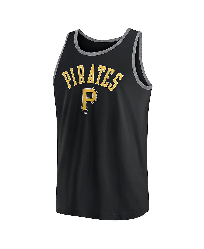 Fanatics Men's Black Pittsburgh Pirates Bet Tank Top
