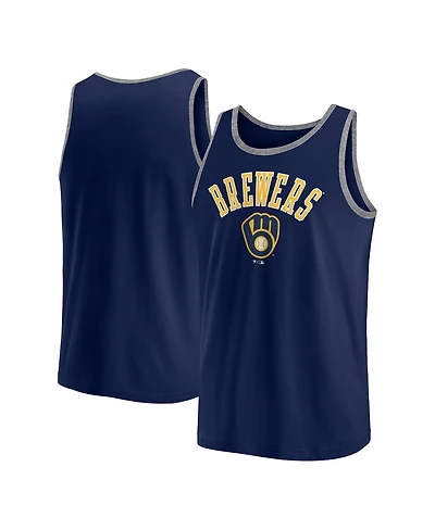 Fanatics Men's Navy Milwaukee Brewers Bet Tank Top