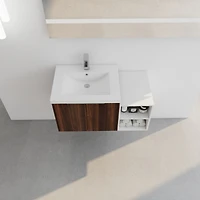 Modern Bathroom Vanity with Storage Durable, Eco-Friendly, Wall Mounted