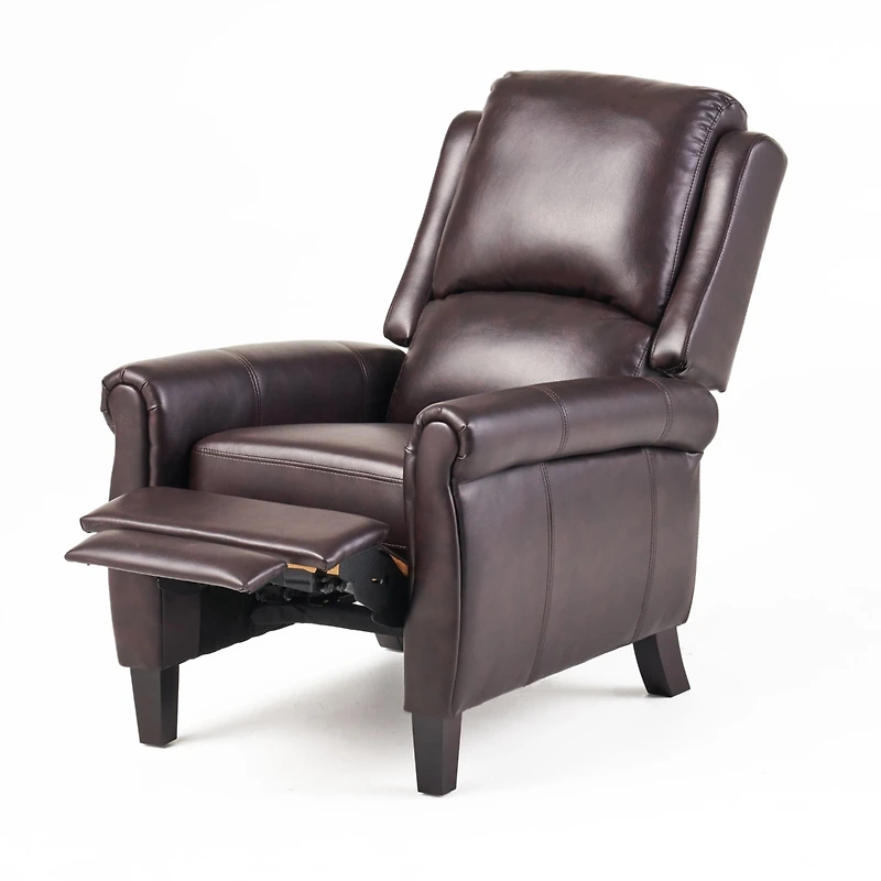 Streamdale Memphis Pu Leather Club Chair, Espresso Finish