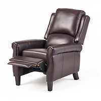 Streamdale Memphis Pu Leather Club Chair, Espresso Finish